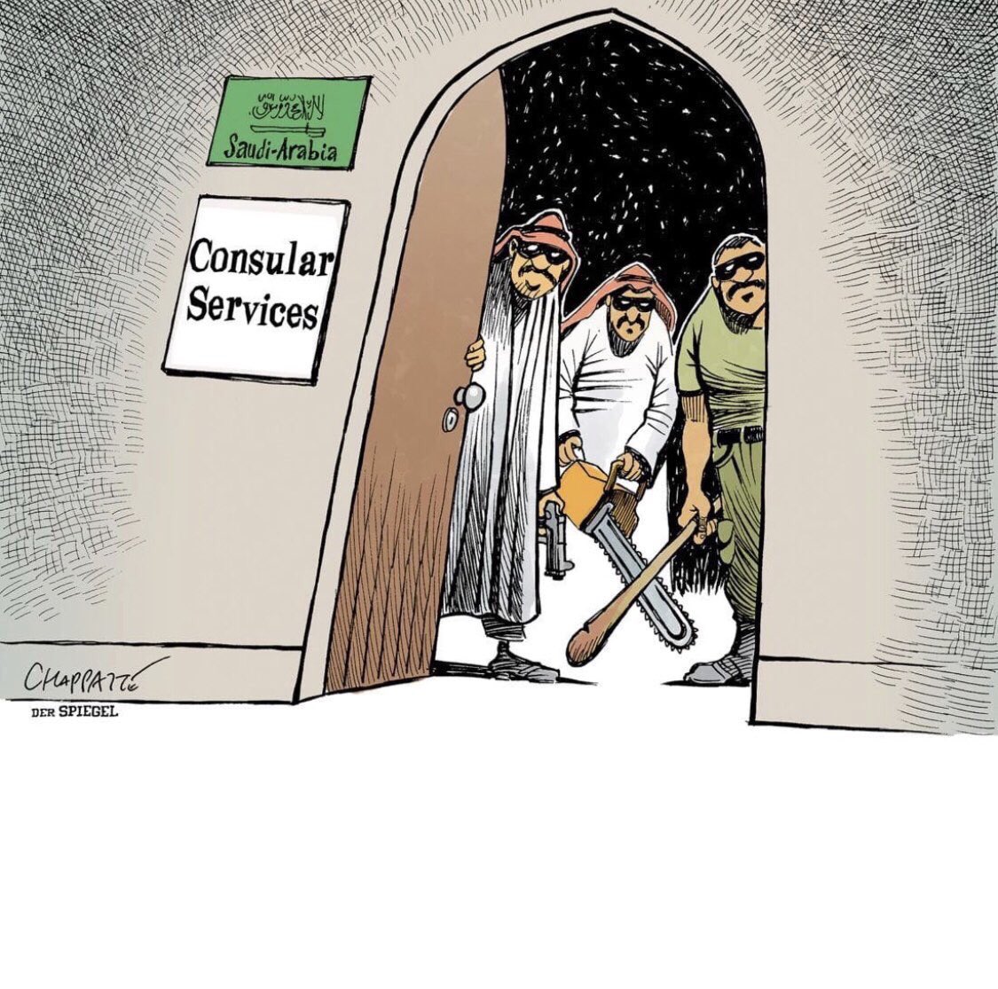 قتلة مارقون، جاءوا على متن طائرات مارقة، يملكها ولي عهد مارق، ودخلوا إلى قنصلية مارقة، لدولة مارقة، لتنفيذ جريمة مارقة.. فمرقوا هم وسادتهم من الدين والأخلاق والمروءة كما يمرق السهم من الرميّة
#مبس_قاتل 
#MBS_murderer