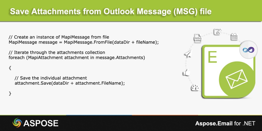 aspose's tweet photo. #Mapi #Message Export to #MSG Format, Enhanced #Meeting #Requests #Conversion to #MHTML & Exporting #PST to MSG inside #dotnet Apps: https://t.co/7WnNMnTLI5 https://t.co/Xs4Jqozihe