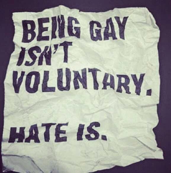 RCdeWinter's tweet photo. Heads up, @VP & the rest of you ignorant #gayhaters out there: sexual orientation isn't a choice, it's #biology. https://t.co/Myxc6Pe9xY