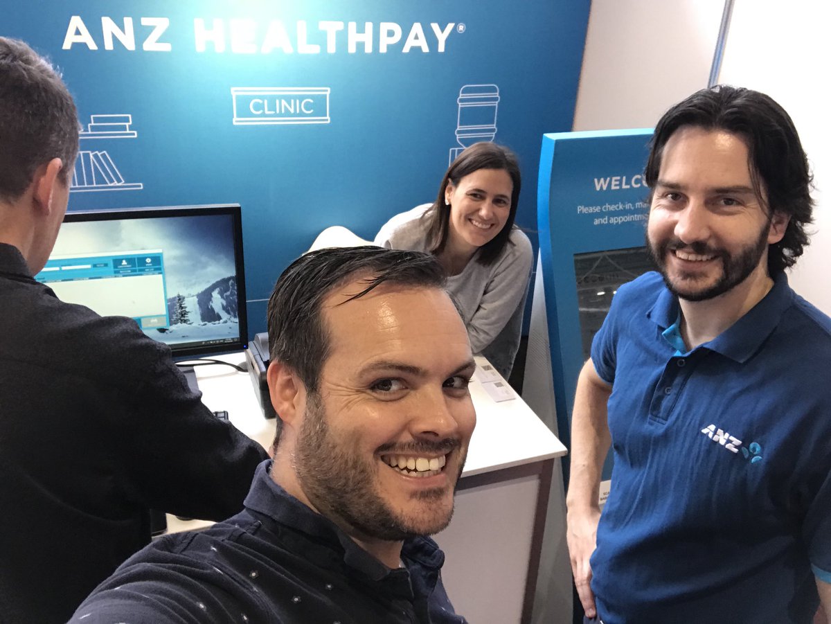 Jasonking005's tweet photo. ANZ HealthPay finalising our setup in Canberra at the #aapm2018 national conference. (The Australian Association of Practice Management).  If you are attending stop by and say hi. #anzhealthpay https://t.co/iZp9U0sdP7