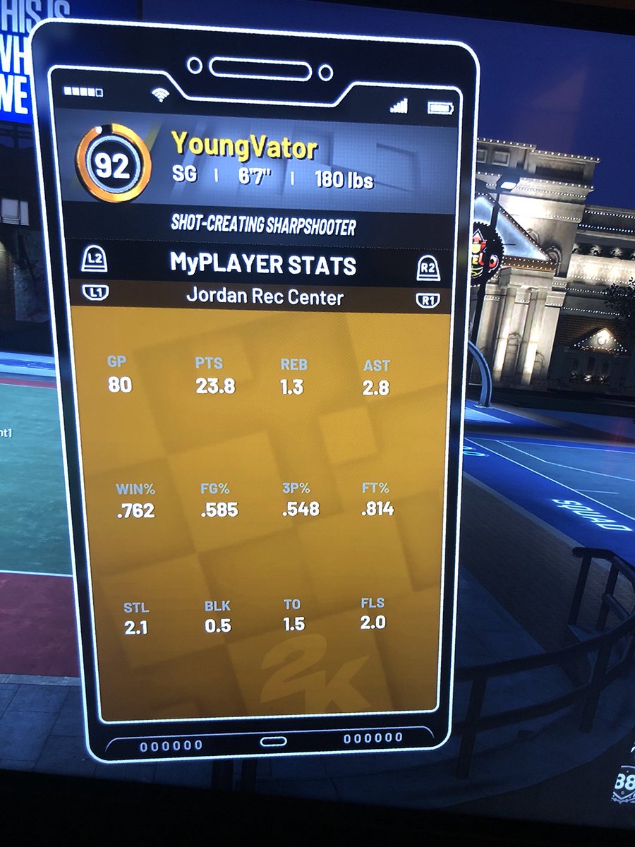 I’m 92 Shot-creating Sharpshooter. Looking for consistent people to run with In rec. Please be good. Add Youngvator on PS4 #ps4 #2k19crewfinder #2kcrewfinder #2KCommunity #2K19