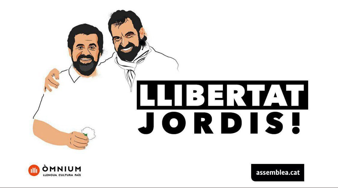 1 any de vergonya.
1 any de dignitat.
No ens aturarem.
#LlibertatJordis
#LlibertatPresosPolíticsiExiliats
#LlibertatPresesPolítiquesiExiliades
#FreeThemAll
#FreeTothom
#NiOblitNiPerdó