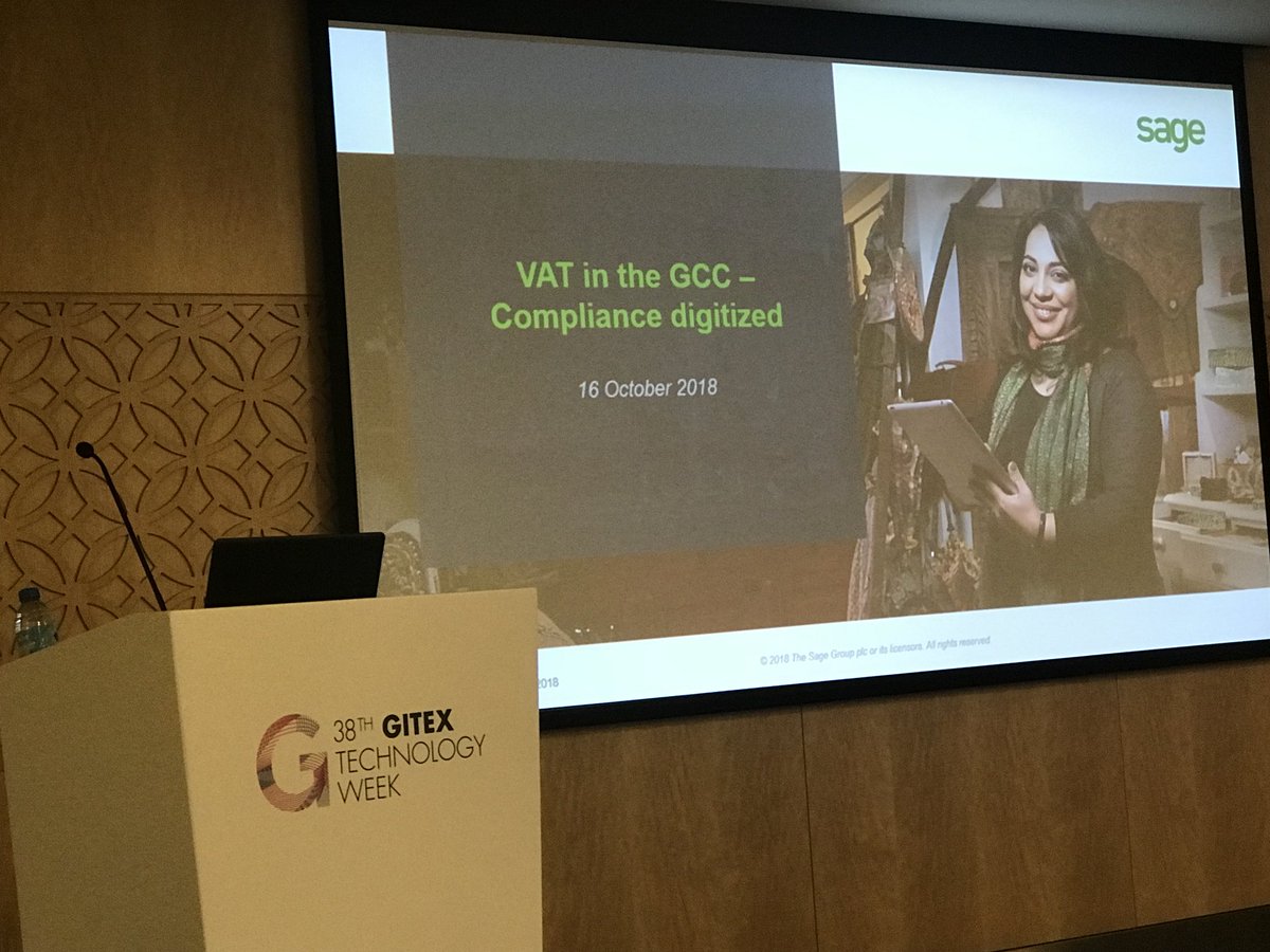 mansoorsarwar's tweet photo. @blair_crump is in bright and early for @SageMiddleEast breakfast briefing @GITEXTechWeek as we talk to business leaders about Vat in the GCC - Compliance Digitized. #VATinGCC #SageatGitex #MakingTaxDigital https://t.co/md2TKrDhHA