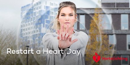 Vandaag is het World Restart a Heart Day. ❤️ Een snelle reanimatie met een AED kan de overlevingskans bij een hartstilstand vergroten. Zijn er bij jou in de buurt AED's aanwezig? Check het hier: bit.ly/2RHXRsW #restartaheartday #reanimatie