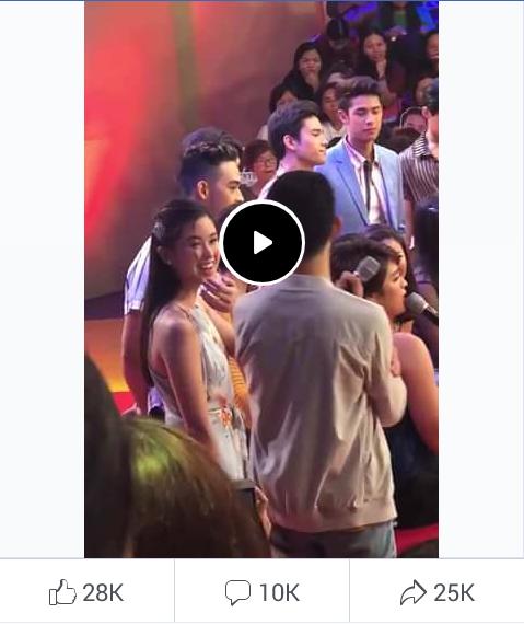 EWMademoiselle's tweet photo. BREAKING NEWS: The 27sec video of DonKiss has reached 1million views in just a span of 24hours (with 28k+ likes, 10k+ comments and 25k+ shares) @delavinkisses
@donnypangilinan

Awww im melting
#PlayHouseWishGranted https://t.co/MGsSp4Ahsk