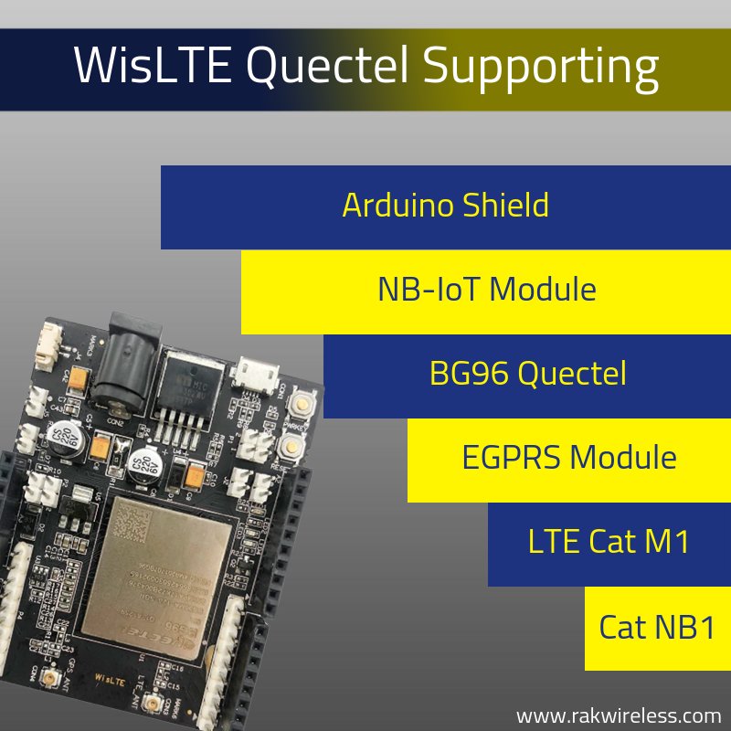 RAKwireless's tweet image. WisLTE Quectel Supporting #ArduinoShield #NB-IoTModule #BG96Quectel #EGPRSModule #LTECatM1 #CatNB1 #WisLTE
For more details visit ➡️ bit.ly/2M4Cy4Y