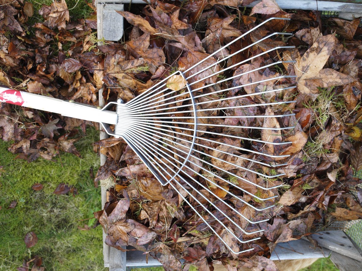 Sneeboer's tweet photo. We always like to say that a clean garden is a clean mind. That’s why a rake comes in handy during fall! Are you buying new rakes over and over again because of rake tines snapping off? This rake will stay by your side for the rest of you life and that’s a promise we will keep! https://t.co/KfTt23VMLc