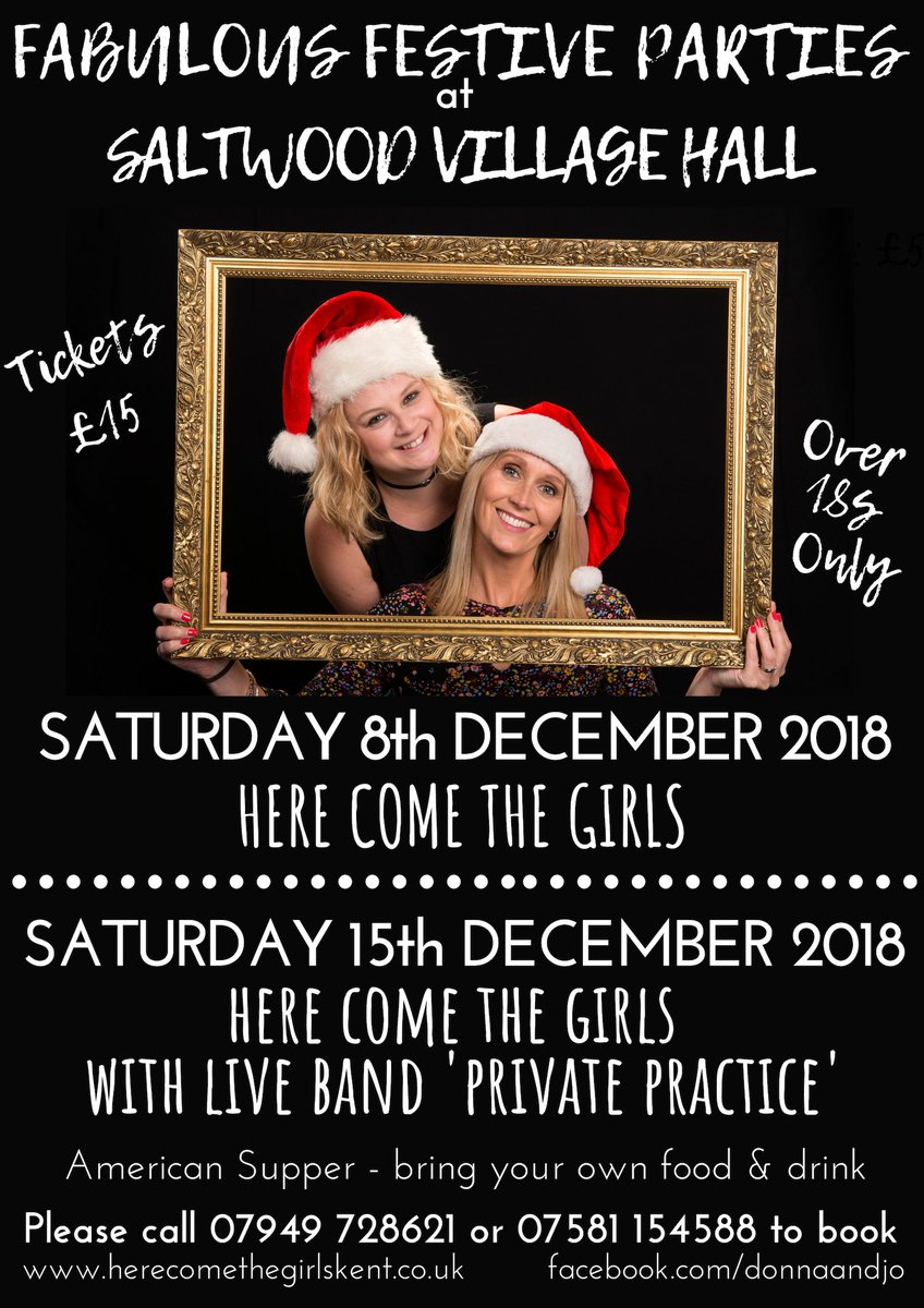 Thank you so much to everyone who has already booked their place at either one of the dates below. There are still places available so please get in touch as soon as possible to avoid disappointment! x #christmasparty #kent