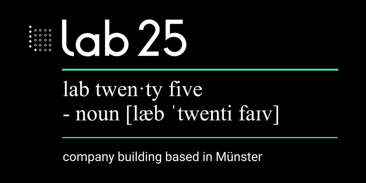 Dich interessiert, wie aus der Generierung einer Idee ein erfolgreiches, eigenständiges Unternehmen entsteht? Dann schau Dir die 4 Phasen unseres Company Building Prozesses an: lab25.de/company-buildi….