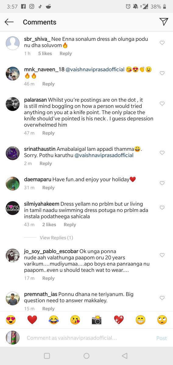 Vaishnavi Herself Exposed The Abusive Comments She Received For Wearing Swimsuit !! Check What She Has To Say To Them !! 4 Dpn37KKUcAAvf10