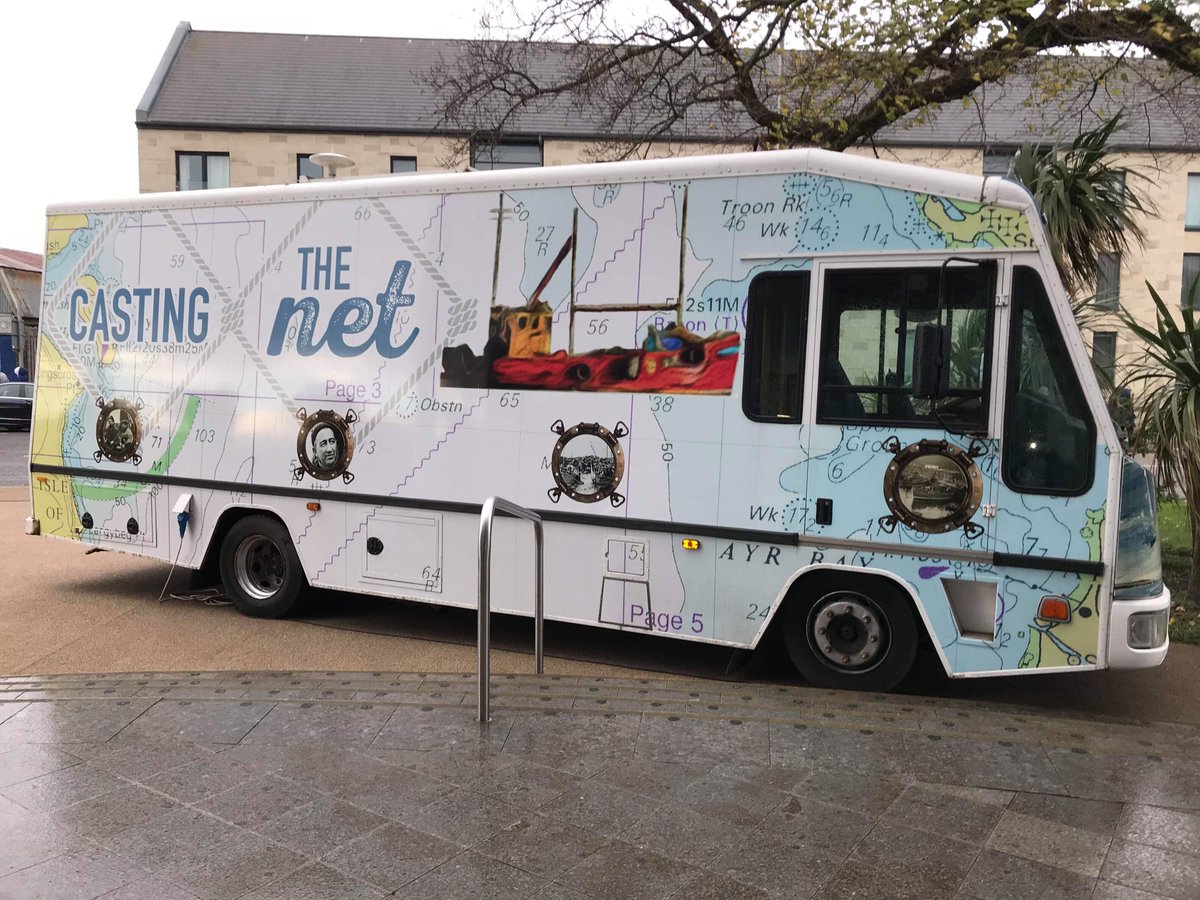 cft_scot's tweet image. The Boat Bus is in #Campbeltown today! Come down to the Aqualibrium (@LiveArgyll) &amp;amp; have a chat with us about the #CastingTheNet project, the other work that the CFT is involved in or the possibility of a career in fishing! #fishingcommunities #coastalcommunities