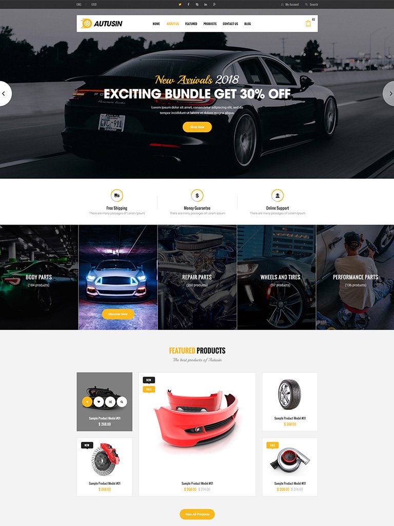 smartaddons's tweet image. 🚖 NEW THEME: Autusin - a professional WooCommerce theme to the website selling auto parts, equipments, accessories, cars, motorcycles, spare parts or services.

💟 More info: bit.ly/sw-autusin

#autusin #woocommercetheme #mobilelayout #multivendor #carstore #wordpresstheme