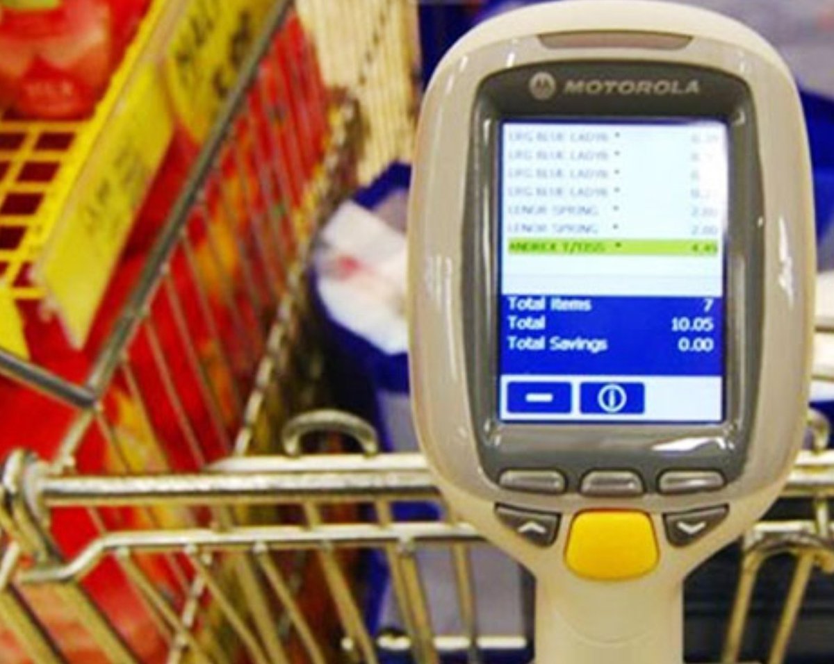 AdvisorLike's tweet photo. Scan as you shop , great idea for quick convenience .also understand the( you have been randomly selected ) but you spend all that time carefully packing your bags and then the shop  assistant grabs items from bottom dragging them to top squishing everything in there way! https://t.co/bQOBJNuGkK