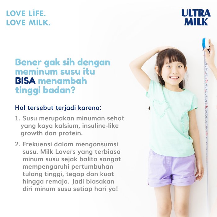 Ultra Milk On Twitter Bener Gak Sih Dengan Meminum Susu Itu Bisa Menambah Tinggi Badan Ternyata Bener Banget Milk Lovers Hal Tersebut Terjadi Karena 1 Susu Merupakan Minuman Sehat Yang Kaya Kalsium Ultra Milk On Twitter Bener Gak Sih Dengan Meminum Susu Itu Bisa Menambah Tinggi Badan Ternyata Bener Banget Milk Lovers Hal Tersebut Terjadi Karena 1 Susu Merupakan Minuman Sehat Yang Kaya Kalsium