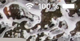 twone2's tweet image. Is it just me, or has Apple put an ugly big dot as the menu button on the lock screen (on iPad) through #iOS1201?