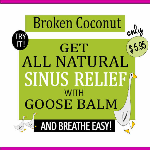 BroknCoconut's tweet photo. Obsessed with Broken Coconut's Goose balm! 
It's a must-have! #Natural #coconutoil #breathe #LoveItIfWeMadeIt https://t.co/gT9nJ2lWDy