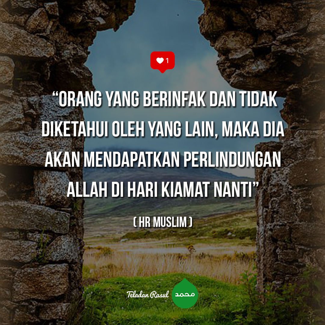 TeladanRasul's tweet photo. Yuk Perbanyak berinfak :) . . #TeladanRasul https://t.co/vTYFOzOgey
