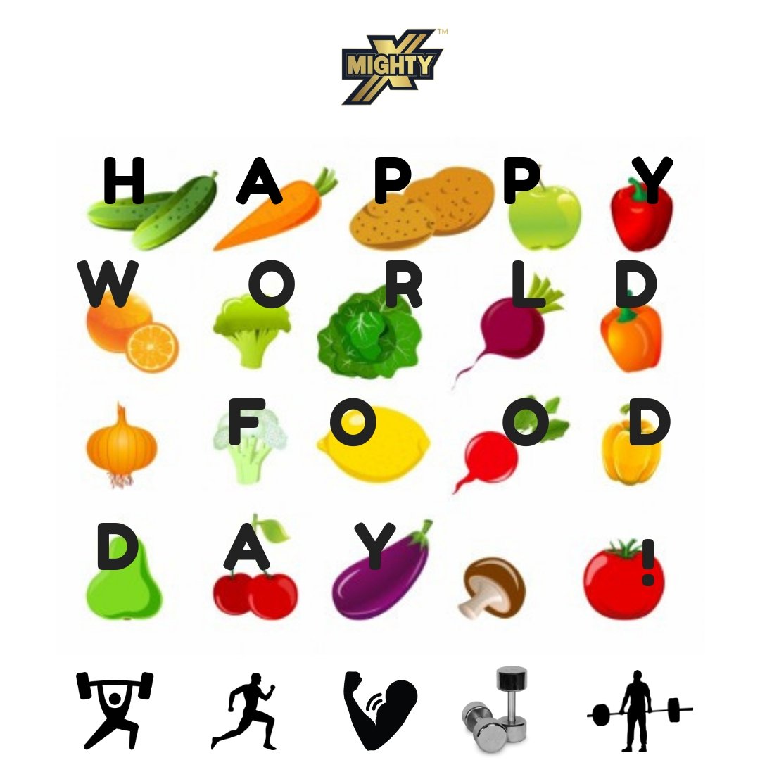 MightyXKart's tweet photo. Wishing a Happy World Food Day to All.
Let us pledge to eat healthy and keep fit this year
#fitspo #fitness #healthyfood #nojunk #workout #Fruits #vegetables #cereals #millets #MightyX #Nutrifyt https://t.co/oYsYHTVaDm