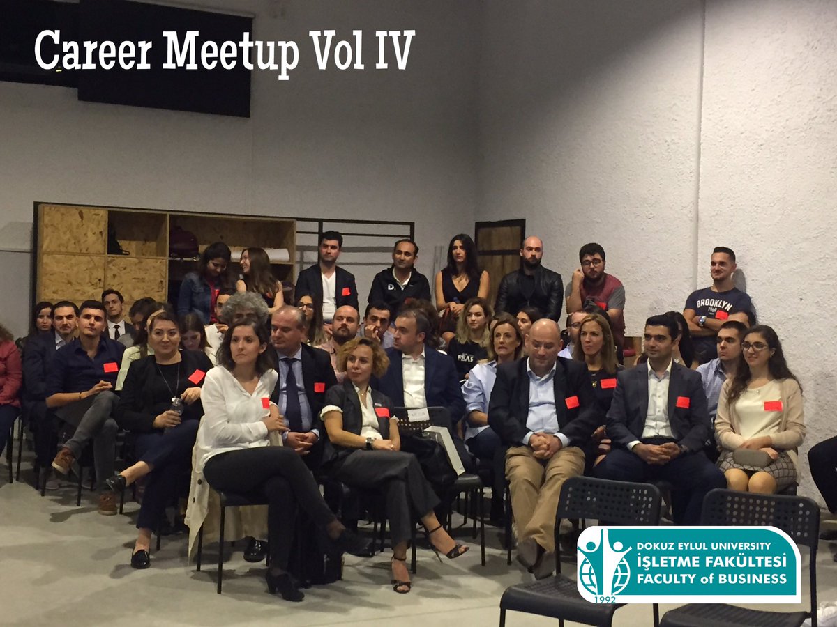 DEUFACULTYOFBUS's tweet photo. Career Meetup hem çok verimli hem de çok keyifli geçti. 30’un üzerinde mezunumuz 4. Sınıflarımızın sorularını yüzyüze cevapladı! #careermeetup #TUSEC #UNITY https://t.co/G7r8FwJ5L1