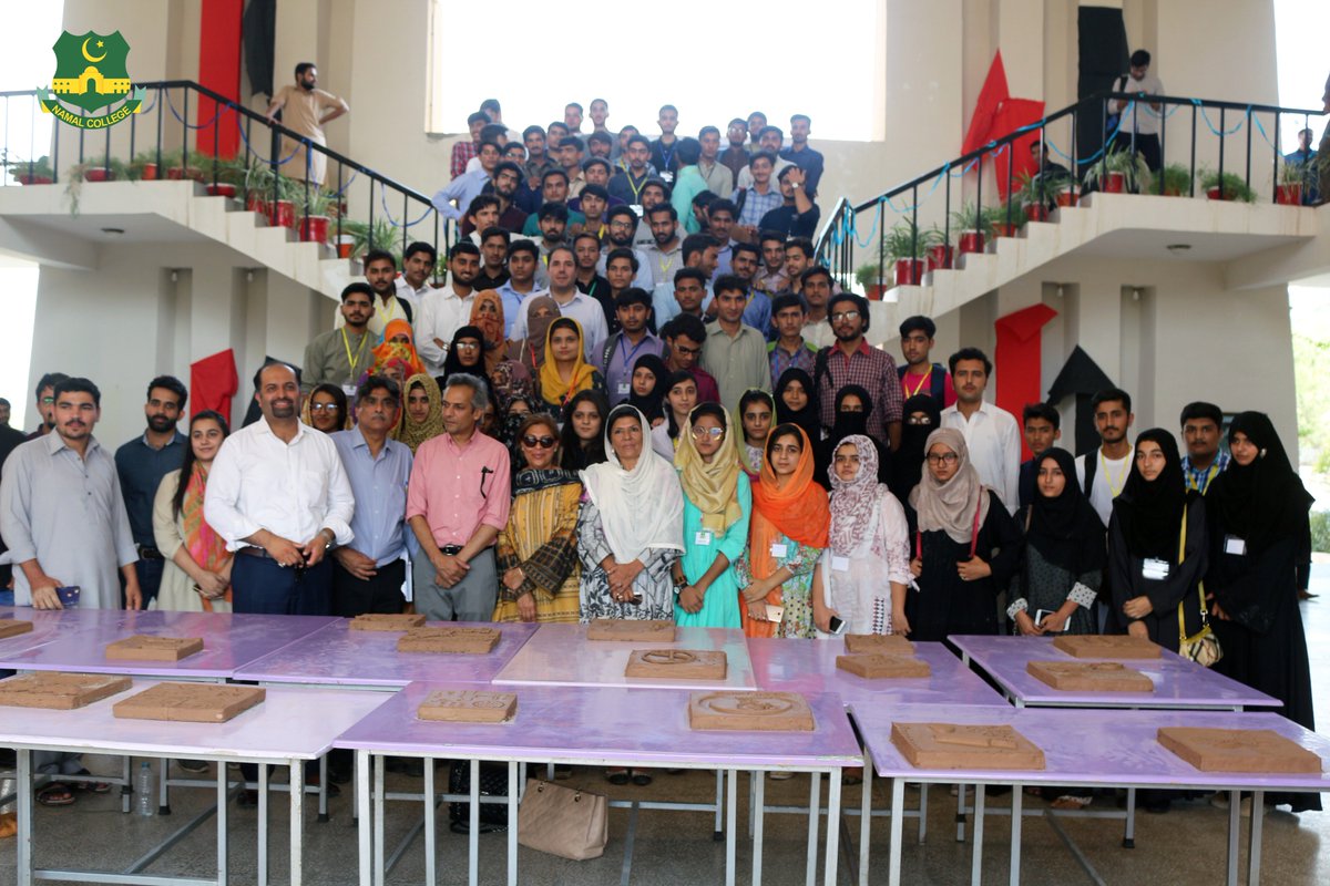 namalglobal's tweet photo. 2nd day of Orientation: Clay Art event took place at the D area in #Namal where students were provided clay dough to carry out work of art. Students remained busy for couple of hours and came up with excellent models of #College and other prestigious buildings of Pakistan. https://t.co/qsfh0LrNpy