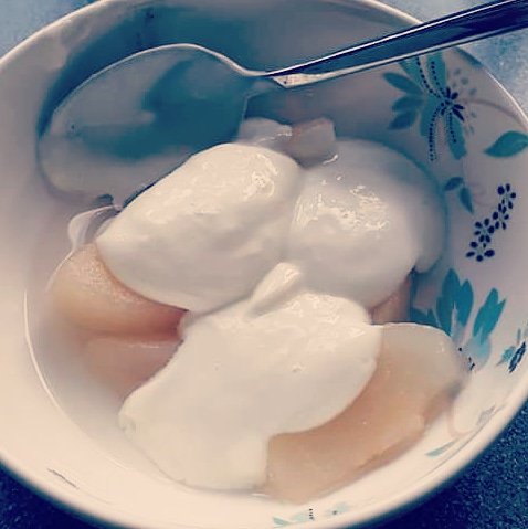 CystitisIndia's tweet image. #yogurt #pear #icfriendly #HealthyLiving #HealthyFood #interstitialcystitis #ic #bladderpainsyndrome #Food #foodpanda #Foodiechats #Foodie
