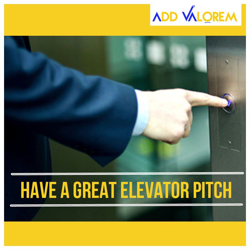 ValoremAdd's tweet photo. When there is abundance of #talent around us, #competition is intense. Often we get a short window to create a good first #impression - make good use of the opportunity- Have a great #elevatorpitch #pitch #startup #entrepreneur #founder #AddValorem https://t.co/UL5F8TgLmQ