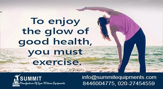 summitequipmen2's tweet photo. Exercise can improve your health and reduce the risk of several diseases. Exercise can have immediate and long-term health benefits. #RegularActivity can improve your quality of life and increases your energy level and makes you happier!
#Summitequipments
https://t.co/Xx3bq9pOGU https://t.co/KpYcLo0Iz5