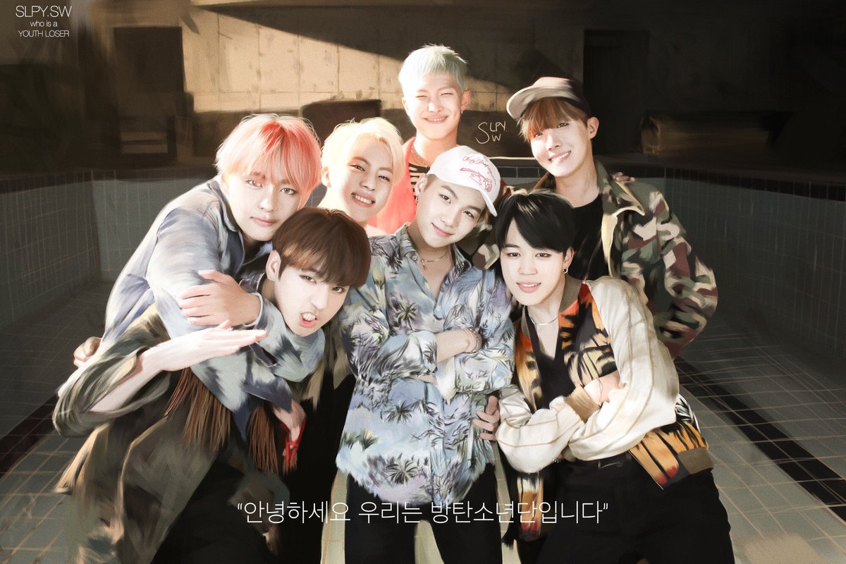 SwSlpy's tweet photo. “Hello, we are BTS”
(more here: https://t.co/HHJCmna3Um) https://t.co/Hfd7rB1LEk