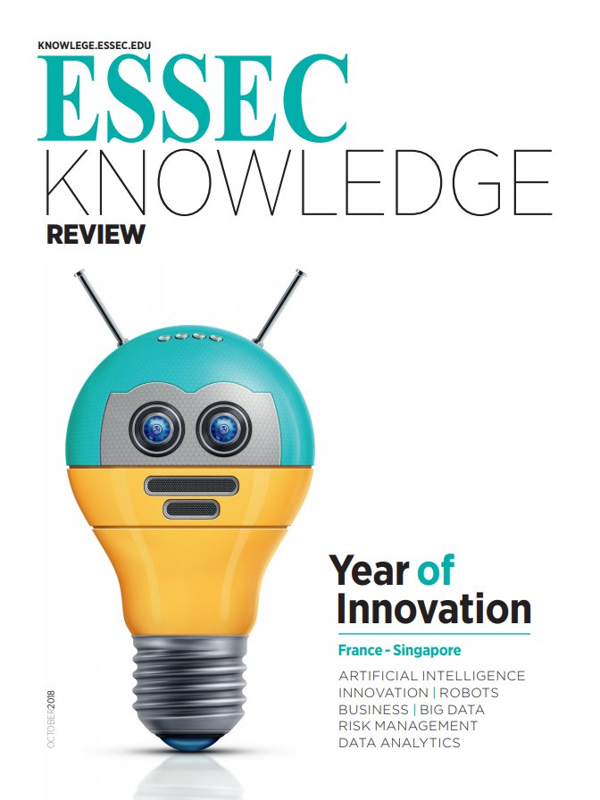 essec's tweet image. Singapore and France agreed to designate 2018 as the Year of Innovation. With that in mind, @ESSECKnowledge put together a special issue on innovation. The magazine connects 10 articles, each covering their own unique topics - from accounting to AI.
knowledge.essec.edu/en/innovation/…