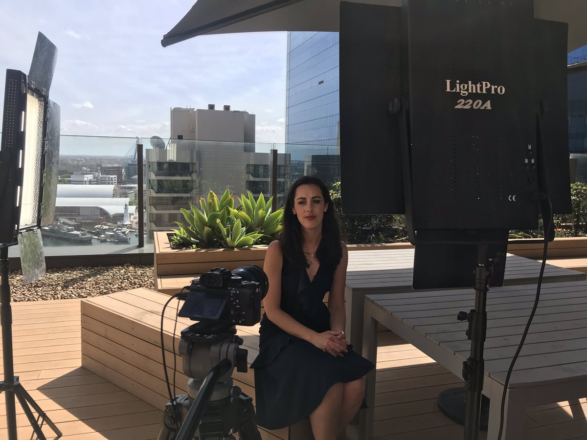 Look out superannuation industry! I spent a few hours with <a href="/JessicaEllerm/">Jessica Ellerm</a> CEO of Zuper Superannuation filming for an upcoming @MercerAu campaign and she is an absolute superstar! Our industry is looking very bright!