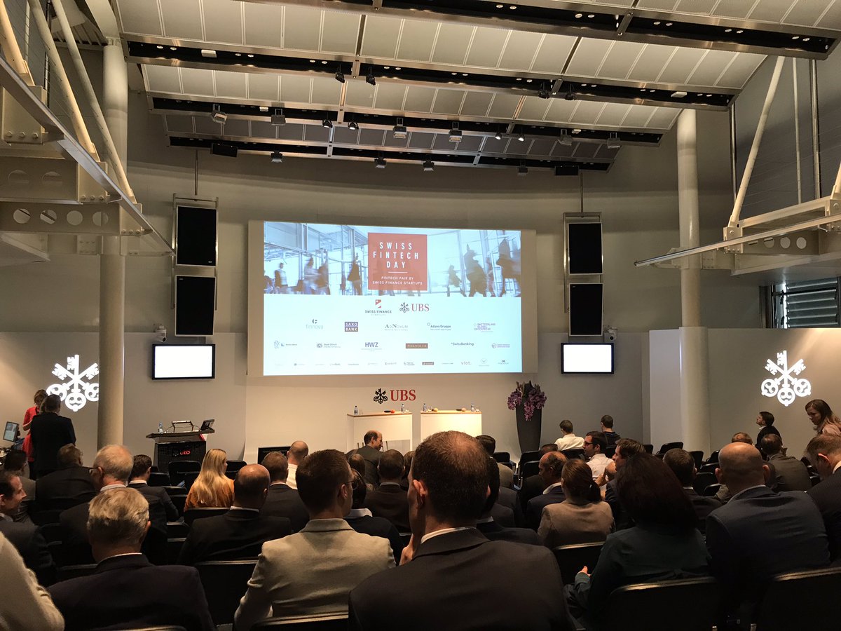 Let’s get this started #fintech #swissway @SFS_CH <a href="/extrablatt/">Christina Kehl 💙💛</a> <a href="/UBSschweiz/">UBS Schweiz</a>