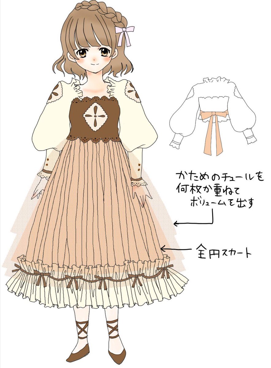 ワンピース専門店favorite Twitter પર Favoriteお客様デザインコンテスト Hide Pink V 様作品 カントリーチュールワンピース リプライに投票機能ありますので是非ご投票を御願いします