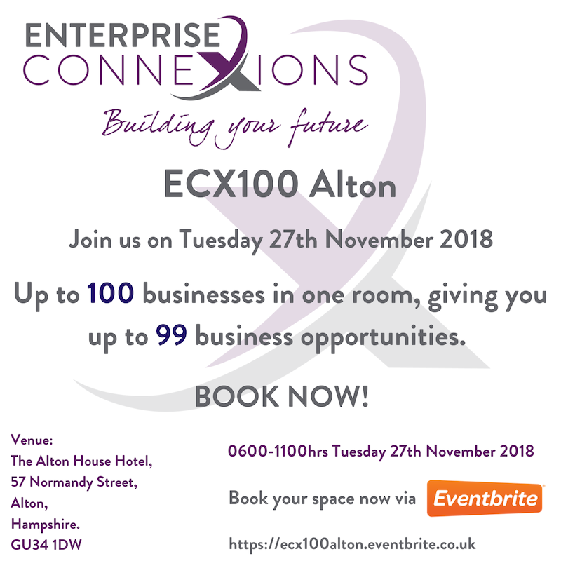 100 businesses in one room, giving you 99 business opportunities. Have you booked your ticket? #ECX100  <a href="/alton_house/">Alton House Hotel</a> <a href="/bizsurreyhants/">Biz Surrey and Hampshire</a> ? ?ÿ<a href="/eagleradio/">Greatest Hits Radio Surrey & East Hampshire</a> ? ? ?ÿ@aroundhampshire ? ? ?ÿ<a href="/BBCSurrey/">BBC Surrey</a> ?ÿÿ#Business #Meeting #Alton ow.ly/MKAl30mdKIP