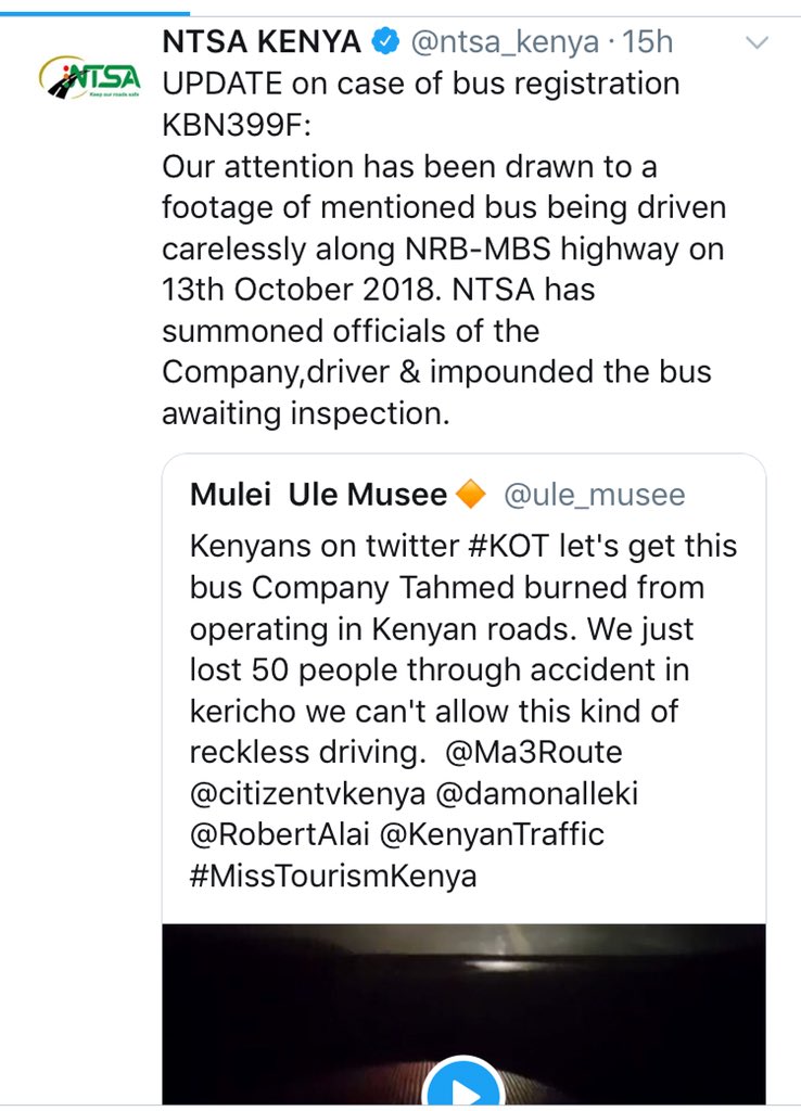 NPSOfficial_KE's tweet photo. Use of Social Media in Policing/Road Safety
https://t.co/M8bjRVdJe7 https://t.co/6etInf2ILJ