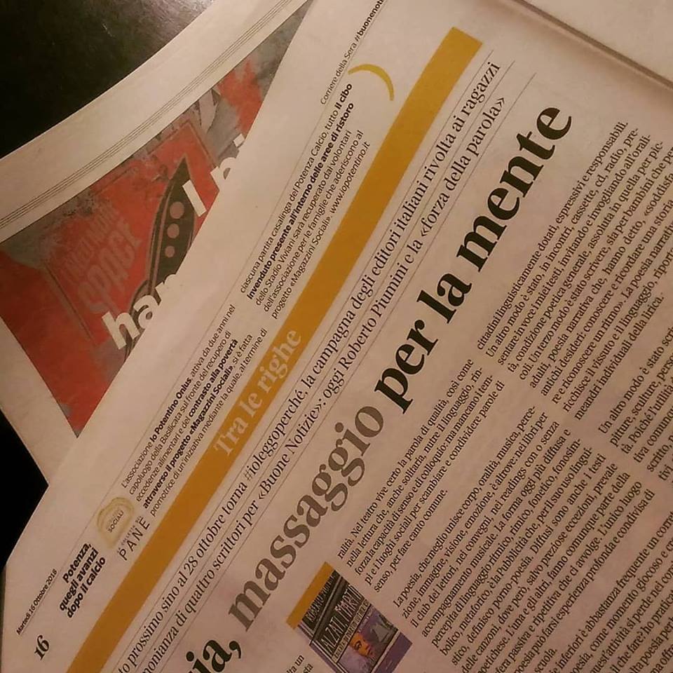 Un #diconodinoi d'eccellenza oggi.
La nostra attività di recupero eccedenze  organizzata in collaborazione con il Potenza Calcio e la <a href="/BccBasilicata/">Bcc Basilicata</a> è sul <a href="/CorriereBN/">CorriereBuoneNotizie</a> quest'oggi.#Magazzinisociali #IoPotentinoOnlus #BccBasilicata #Cittàècibopertutti  #zerospreco #foodwaste