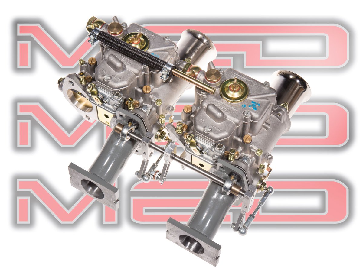 MED_Engineering's tweet photo. The latest twin split Weber conversion going out to a racer in Germany. We can make these for left or right-hand-drive Minis, offset left or right on the manifolds for master cylinder clearance. https://t.co/gJH8bcFzyo