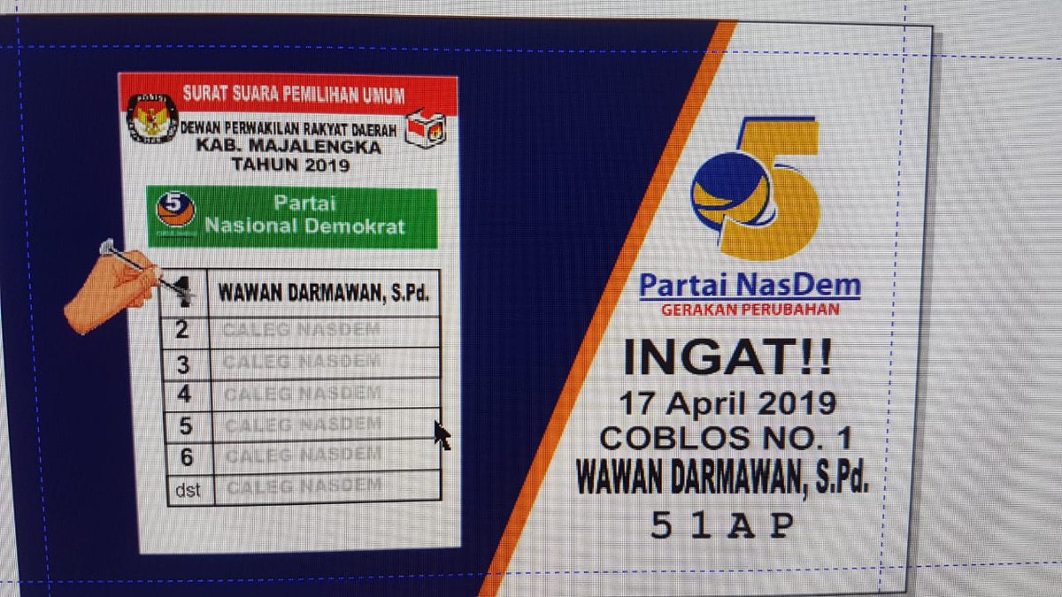 wadarma's tweet photo. SALAM 51ap. 5 NasDem 1 Wawan Darmawan, S.Pd | Dapil MAJALENGKA 1 #MAJALENGKAJUARA #KADIPATEN #MAJALENGKA #PANYINGKIRAN #DAWUAN #KASOKANDEL https://t.co/XxDjDZUQ4J