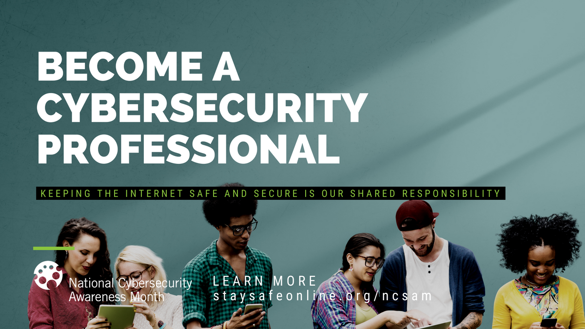 privacore's tweet photo. Looking for a #career change? #Cybersecurity is needed in all industries! Discover the fascinating and rewarding opportunities in protecting data and our infrastructure during this #CyberAware October.  https://t.co/KNmUbvnXZT https://t.co/IUDdZEz3gz