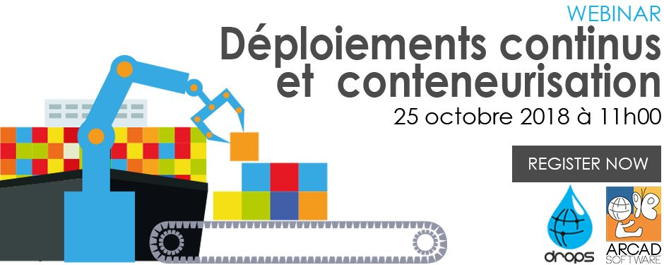 Ne manquez pas le prochain webinar #DevOps sur les déploiements continus et la conteneurisation, RDV le 25 octobre à 11h00 ! hubs.ly/H0f6Zvx0