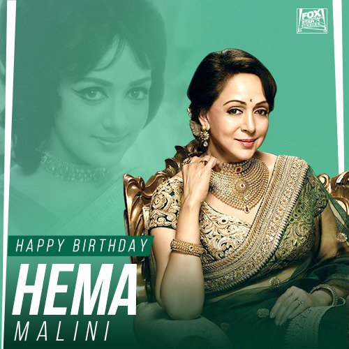 Happy birthday Hema malini
Madam 