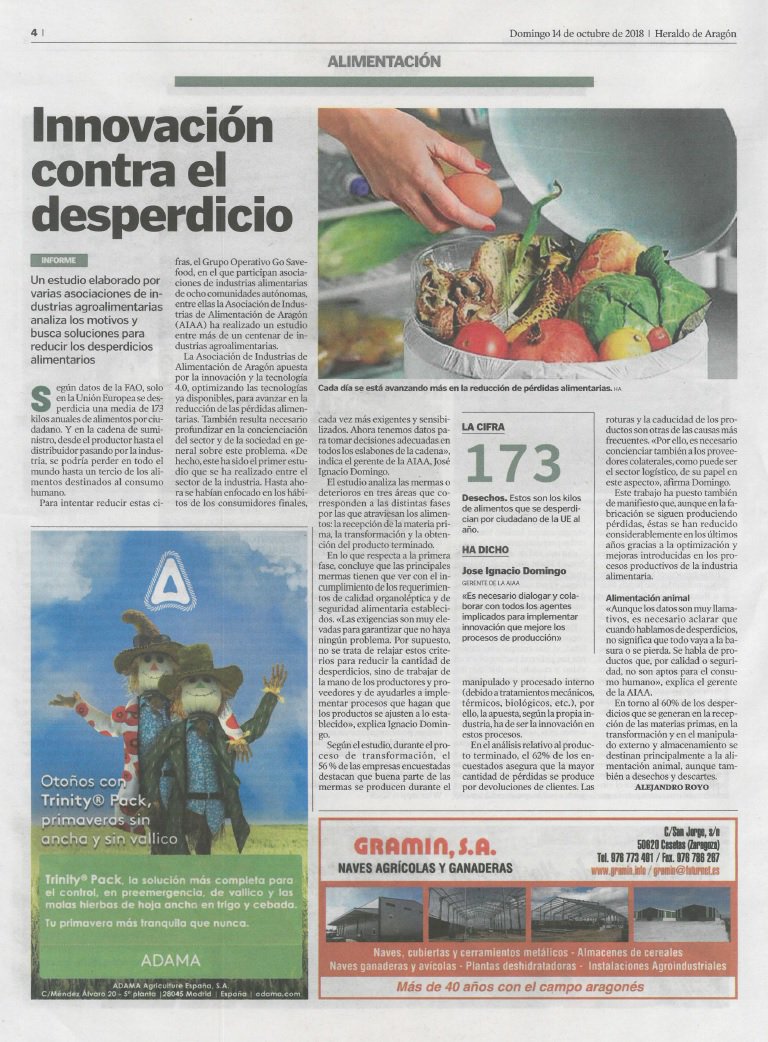 AIAA2's tweet photo. Innovación contra el desperdicio alimentario. @heraldoes habla sobre el proyecto #GOSAVEFOOD lucha contra las pérdidas y el #desperdicioalimentario.
@LANDALUZ_Asoc @aseacam @Vitartis @BasqueFoodClust @clusaga @NagrifoodClust @AIAA2 @FEDACOVA_VLC @redrunacional @EIPAGRI_SP https://t.co/HX98nUxl0T