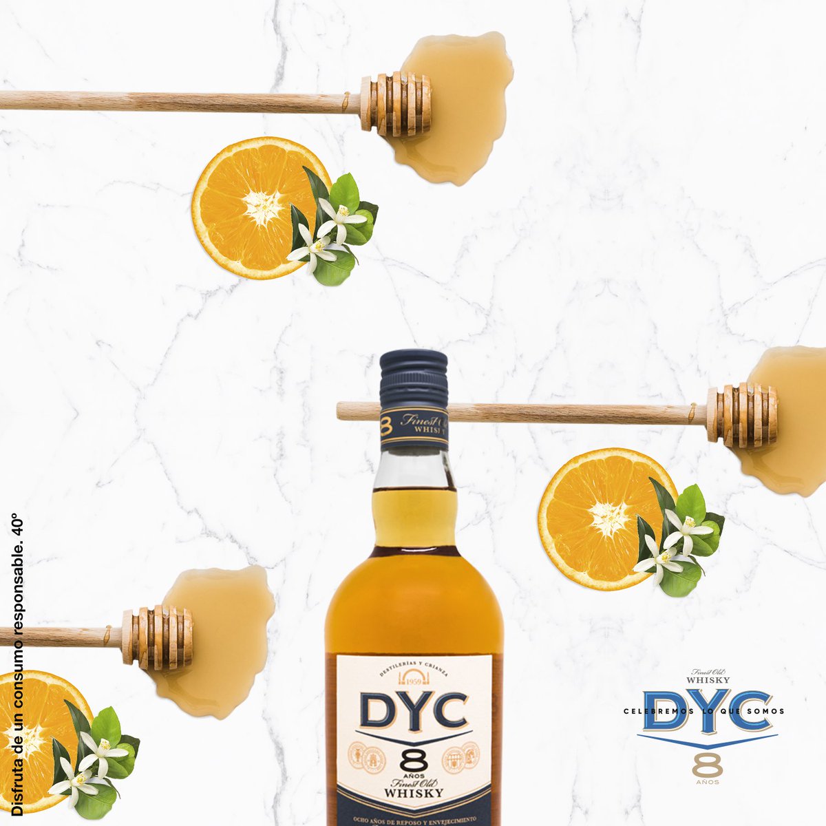 DYC_es's tweet photo. Detrás de cada sorbo de DYC 8 hay un montón de sensaciones y de buenos recuerdos. ¿Qué te sugiere a ti? #Celebremosloquesomos #DYC #FelizMartes #DYC8 🥃🥃🥃 https://t.co/4JGgoTQta0