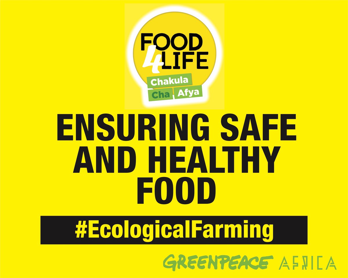 As we commemorate #WorldFoodDay2018 let us remember that Kenya's food system is broken and people no longer trust what they eat anymore.Most farmers are struggling withpoverty while millions of people are faced with obesity and malnourishment. #ecologicalfarming <a href="/Greenpeaceafric/">Greenpeace Africa</a>