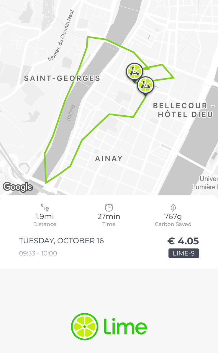 Check out my latest ride with #Lime. Amazing!!!
Use referral code R3GWREB to sign up and receive $3 ride coupons when you ride.