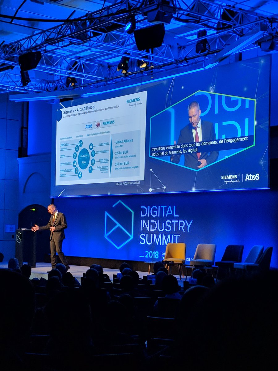 Kris_Ivanovic's tweet photo. l'Alliance Siemens-Atos prend aujourd'hui la forme du  #DigitalIndustrySummit @AtosFR @Atos @Siemens_France @Siemens https://t.co/BXjkUgRiiy