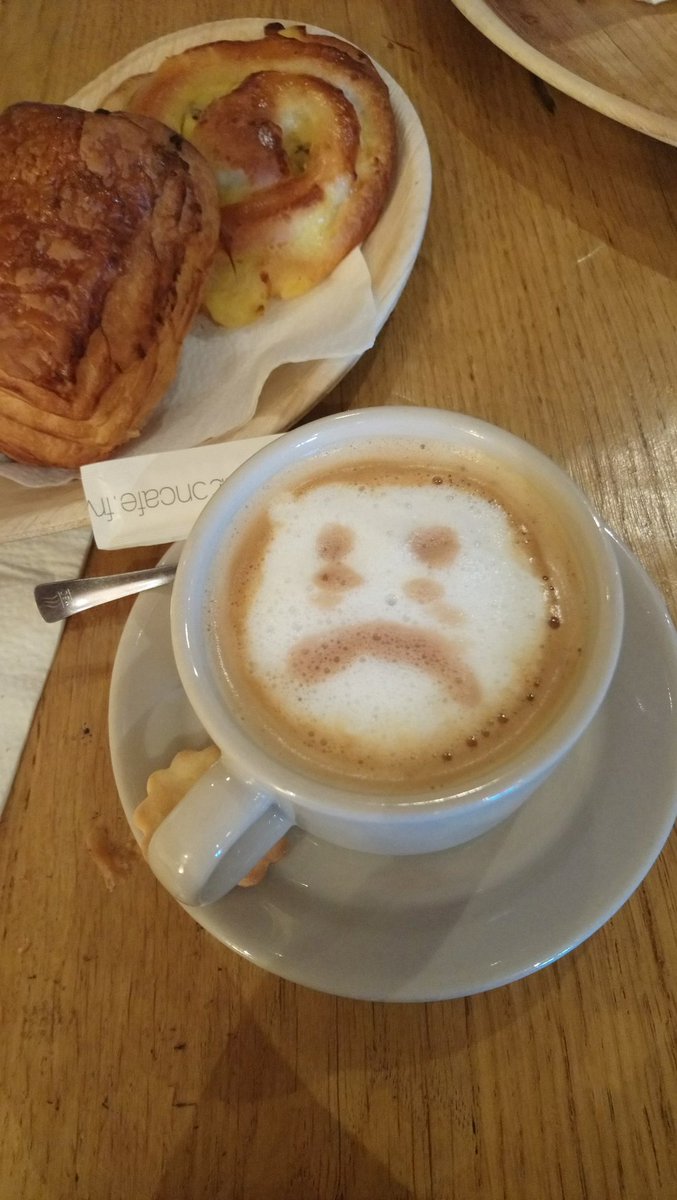 Up at our favourite boulangerie for my last day here until November and the lovely Boulanger captures my mood perfectly again 😔 #simianelarotonde, #CoffeeLover