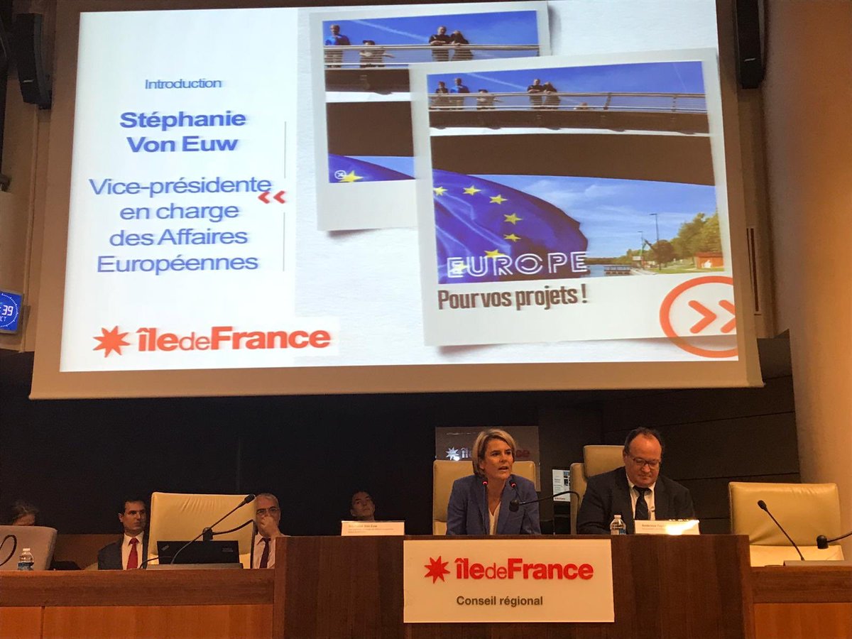 sve83's tweet photo. .@iledefrance 2ème édition de notre événement commun avec la @EIB pour faire connaître les outils régionaux et européens au service de l’innovation et de la compétitivité des entreprises franciliennes 🇫🇷🇪🇺 https://t.co/nvrkAkgU0m