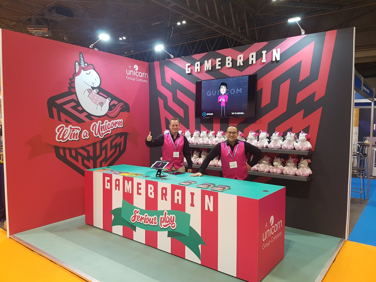 Access_LMS's tweet image. Test your Unicorn knowledge on our fantastic @QuizComApp game and walk away with your own pink fluffy unicorn! #WOLCE #GameBrain #Quizcom #unicorntraining