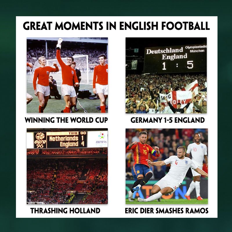 Last night will go down as one of the great moments in English football history.