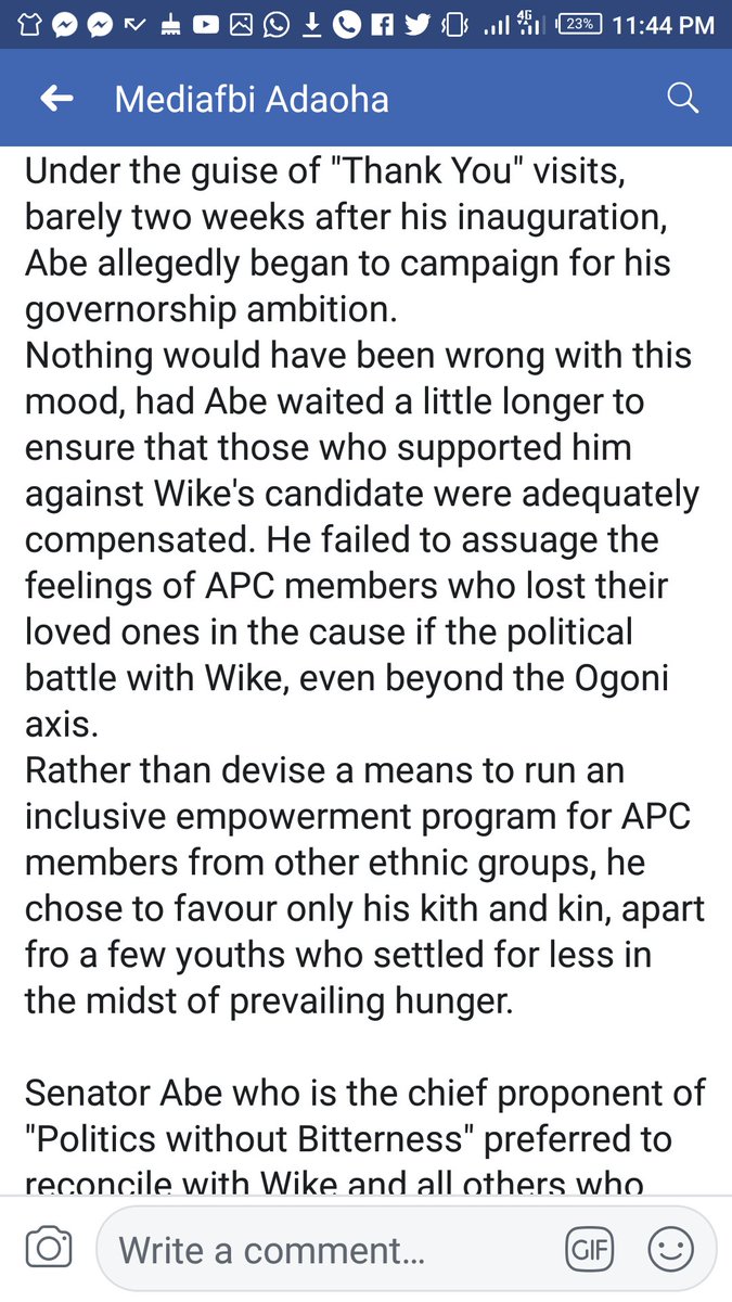 DominicSD5050's tweet photo. EXCEPTS: NIGERIA SECURITY AGENCIES MUST INVESTIGATE THIS.~Sen Magnus Abe
 You practically accused me, the Vice President, and Governor Wike of working together, to ensure that the President Buhari did not survive his medical treatment. @ProfOsinbajo @aishambuhari @AsiwajuTinubu https://t.co/lCk156FCg0